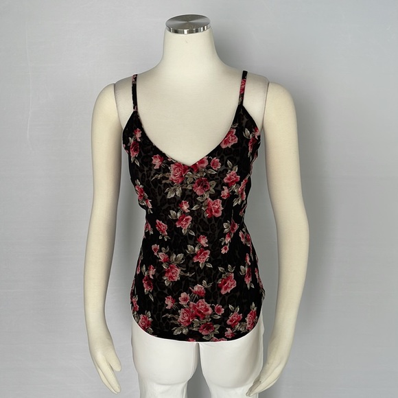 WHBM Reversible Tank Leopard/Floral Size X Small - Picture 2 of 14